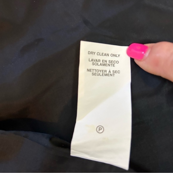 Karen Kane Flowers & Butterflies in Black Print Silk Open Panel Skirt - Picture 10 of 15